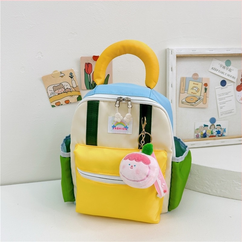 Gyerek hátizsák YXCHTOG – Oxford anyag, lélegző, ultra könnyű, bővíthető, görbült vállpántok, geometriai minta