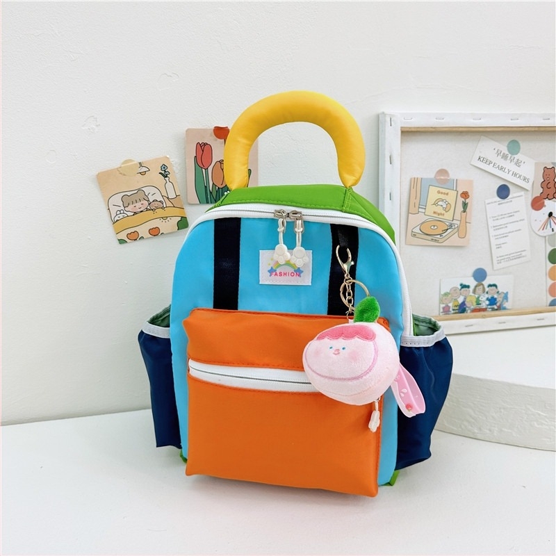 Gyerek hátizsák YXCHTOG – Oxford anyag, lélegző, ultra könnyű, bővíthető, görbült vállpántok, geometriai minta