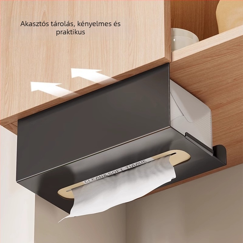 Evesigar papírtörlő doboz, modern minimalista stílus, többfunkciós, alkalmas levehető papírtörlőkre, modell 2076078899622839552