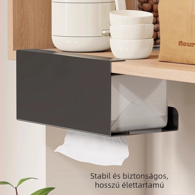 Evesigar papírtörlő doboz, modern minimalista stílus, többfunkciós, alkalmas levehető papírtörlőkre, modell 2076078899622839552