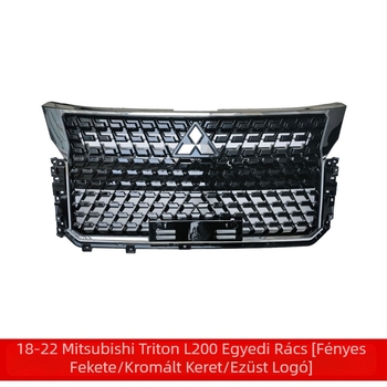 ABS Műanyag elülső lökhárító légbeömlő háló keret Mitsubishi Triton L200 2018-2022