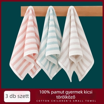 Gyerekek pamut arc törülközője, nedvszívó és puha (anyag: pamut; fonal: 100d; szövés: Plain weave; súly: 50 g alatt; kategória: törölköző/arc törülköző)