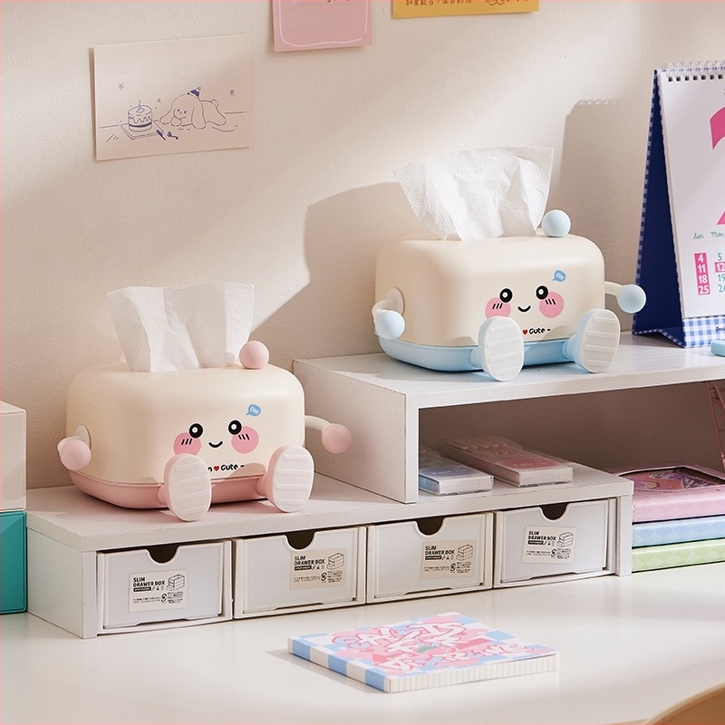 Zsebkendő doboz | Moder Modern műanyag asztali szervező, Modell SFS-9021, vízálló, sokoldalú, autó, nappali és fürdőszoba számára