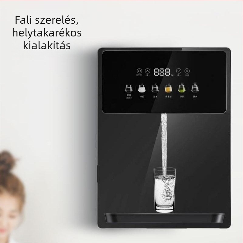 Forró és hideg víz adagoló kettős kimenettel, 5–98°C hőmérséklet-tartomány, napi 24.000 kapacitás