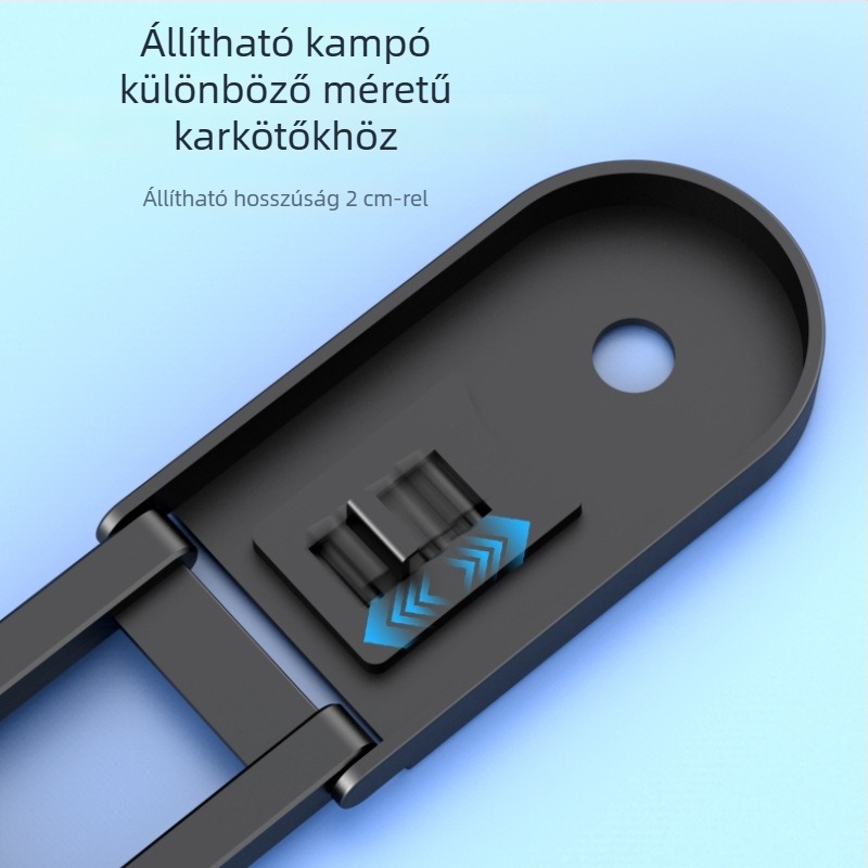 Cahezo Apple Watch töltőállvány, falra szerelhető, lyukasztás nélküli ragasztóalap és állítható töltőtartó