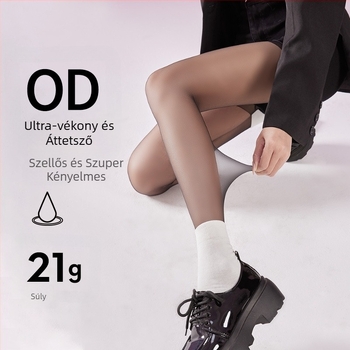 Nylon ultra vékony harisnya varrás nélküli, láthatatlan felület, anti-szaggatás