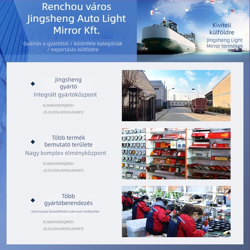 LED hátsó lámpa Steyr light guide tail light | LED fényforrás; Műanyag test; Autókhoz, kisbuszokhoz és teherautókhoz; 50000h élettartam