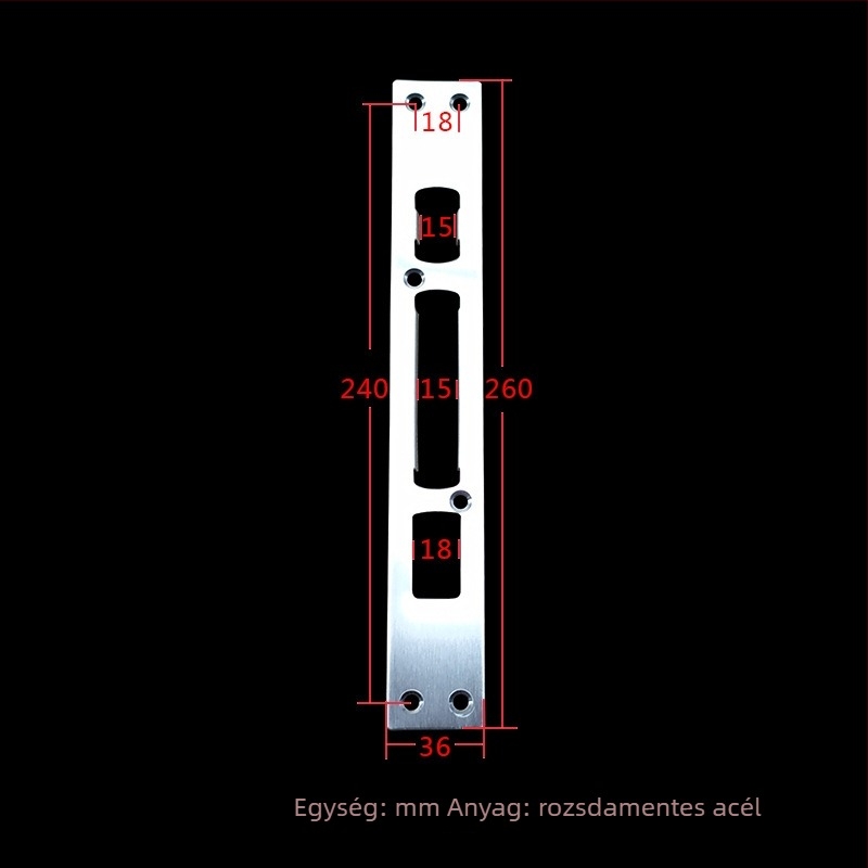 Fankesi FKS-SP-026 Rozsdamentes acél zártest ujjlenyomat-olvasóhoz – modern egyszerű stílus