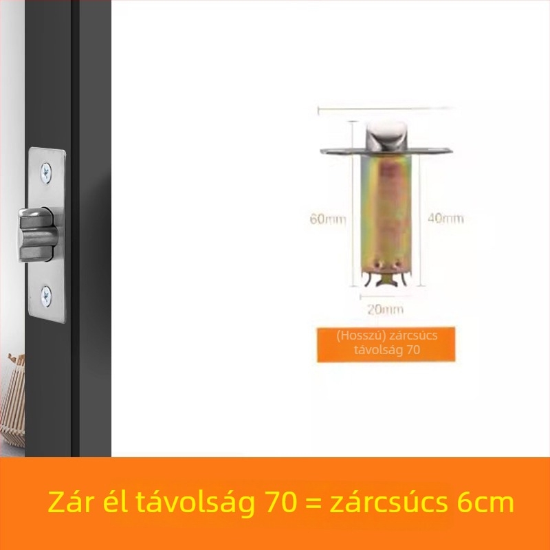 Ball Lock Tongue kiegészítő belső faajtókhoz – Modell XQZ-QXSSS-010, Anyag: Egyéb, Stílus: Modern Minimalista