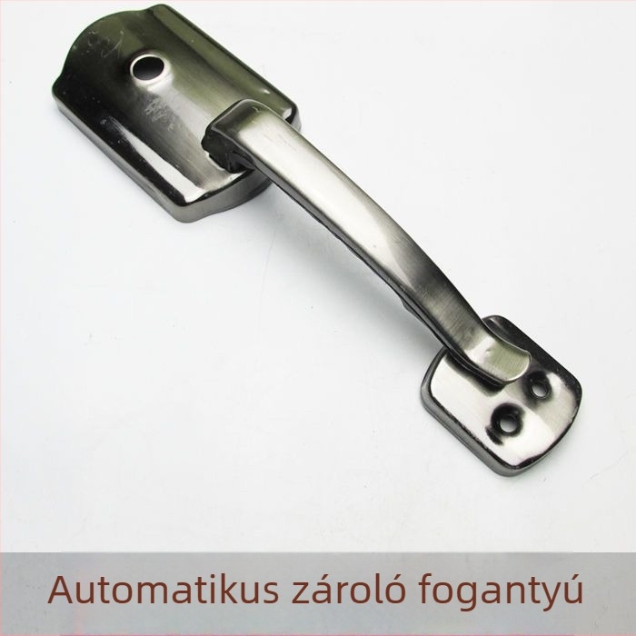 Lopás elleni ajtókilincs, rozsdamentes acél, kilincs zárómechanizmussal, modern minimalista stílus