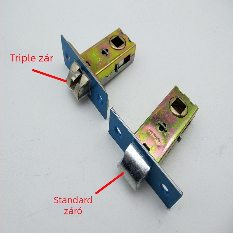 Fürdőszoba ajtó zártest, modell A-01, vas, modern-minimalista stílus