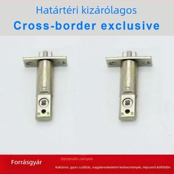Belépőajtó-zár cink ötvözetből, modell 60-70 lapos nyelv, súly 120 g, csendes egyszemélyes zár, modern minimalist stílus