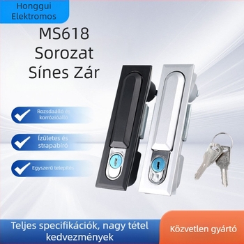 MS618 Mortise-zár - Vas test, Honggui márka, Szekrényhez alkalmazható, Stílus: modern minimalizmus