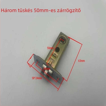 Üvegajtó zár egynyelvű zárszerkezettel, fürdőszoba/konyha/WC, modern minimalista stílus
