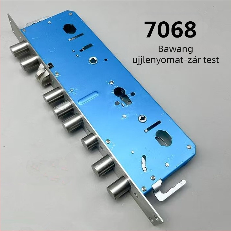 7068 ujjlenyomatos mortise zártest intelligens zárhoz, rozsdamentes acél/vas, modern minimalista stílus