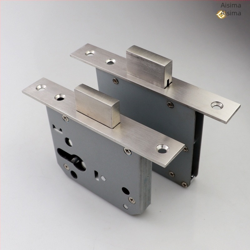 Csatorna ajtóhoz való zártest egyszers oldalú nyelvvel, rozsdamentes acélból (Brand: Bo ming; Modell: BMB-02 55ZD; Anyag: Rozsdamentes acél; Típus: Core lock; Alkalmazási terület: Csatorna ajtó)