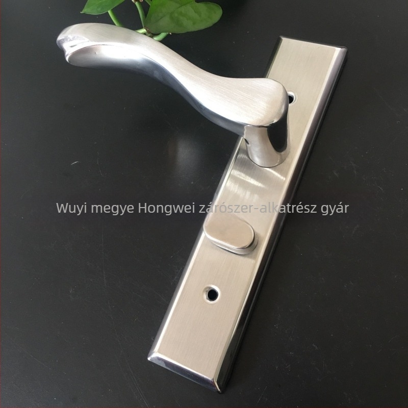 Juhongwei HW007-G07 304 rozsdamentes acél fürdőszobai ajtó fogantyú-zár