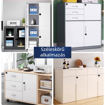 Ujjlenyomat-olvasós fiókzár BLJ (Modell 618809, Anyag: ABS + cink ötvözet, Alkalmazási terület: egyajtós/kétsajtós szekrények és fiókok, Stílus: Modern minimalizmus)
