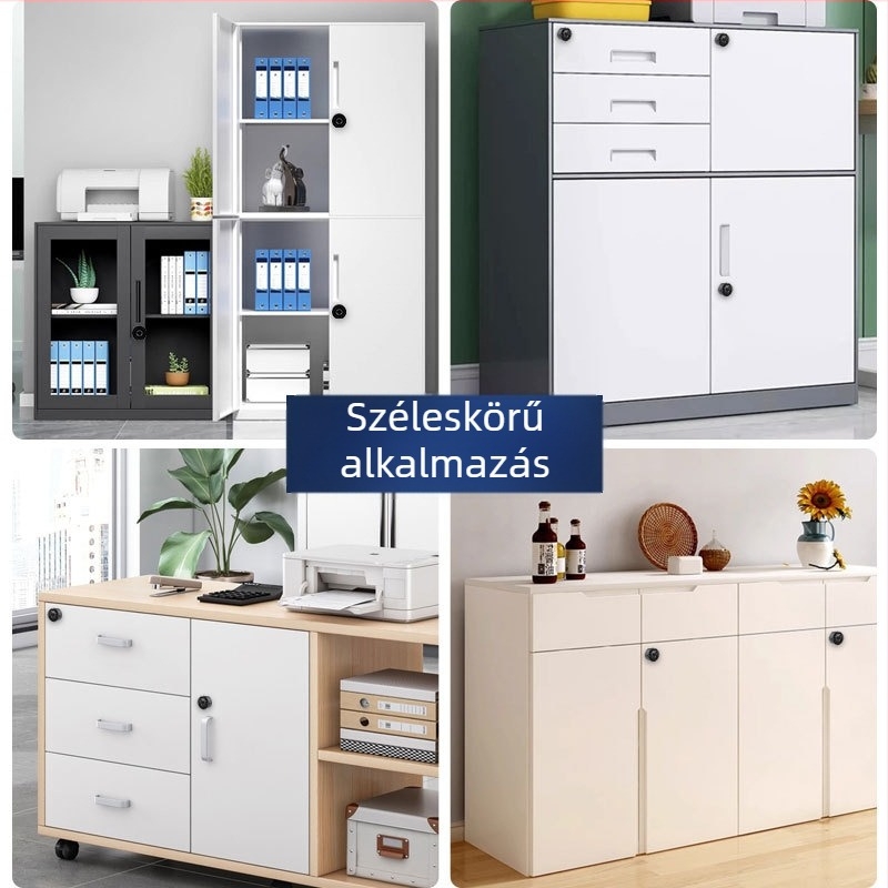 Ujjlenyomat-olvasós fiókzár BLJ (Modell 618809, Anyag: ABS + cink ötvözet, Alkalmazási terület: egyajtós/kétsajtós szekrények és fiókok, Stílus: Modern minimalizmus)