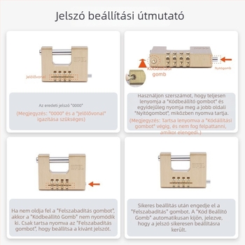 Jelszavas zár – Réz, Model Al-j, Márka OPEL, gyári raktárhoz