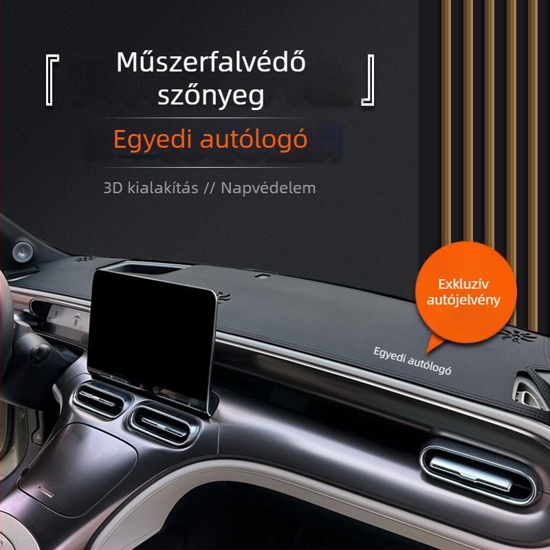 Műszerfal matrac, anti-slip, napvédő és hőszigetelés a középkonzolhoz