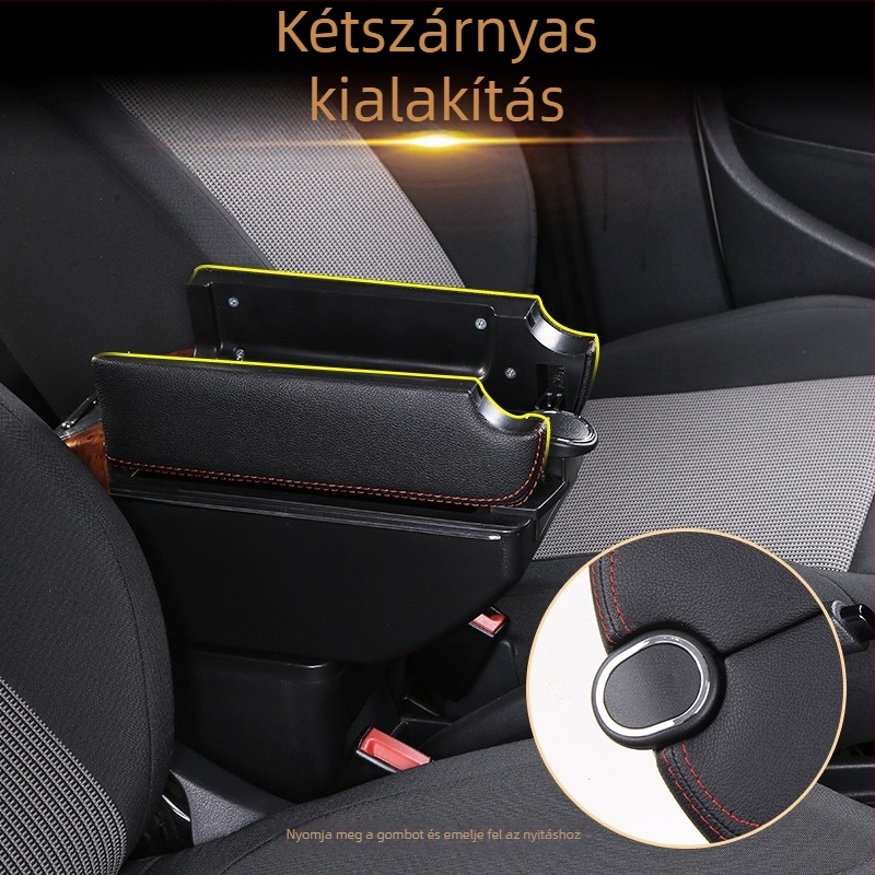 Xinbote középső kartámasz Perodua Myvi-hez, műanyag, súly 2,5 kg, testreszabás és telepítési támogatás