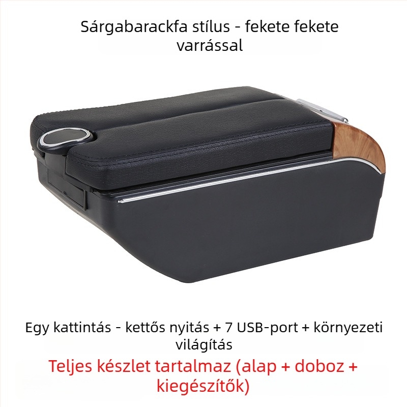 Xinbote középső kartámasz Perodua Myvi-hez, műanyag, súly 2,5 kg, testreszabás és telepítési támogatás