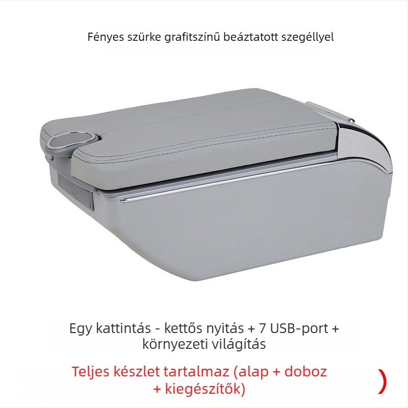 Xinbote középső kartámasz Perodua Myvi-hez, műanyag, súly 2,5 kg, testreszabás és telepítési támogatás