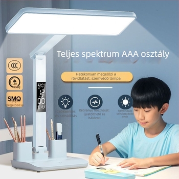 Szemvédő asztali lámpa, USB/duál használat, hangvezérlés, egyszerű modern stílus, 36V alatt, 100–300W