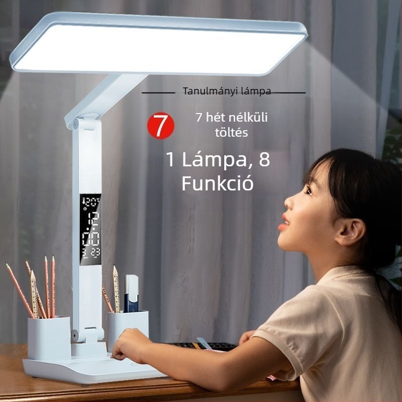 Szemvédő asztali lámpa, USB/duál használat, hangvezérlés, egyszerű modern stílus, 36V alatt, 100–300W