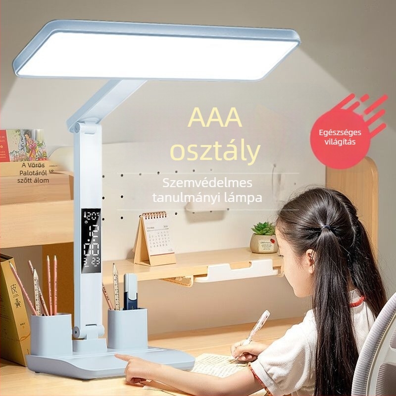 Szemvédő asztali lámpa, USB/duál használat, hangvezérlés, egyszerű modern stílus, 36V alatt, 100–300W