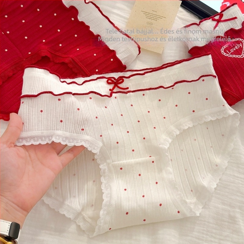 Női pamut alsónemű hosszított ágyékkal, antibakteriális, lélegző (Fő anyag: pamut; Összetétel: 95–100% pamut; Gátlór: 100% pamut; Szövés: kötött; Derék: középmagas)