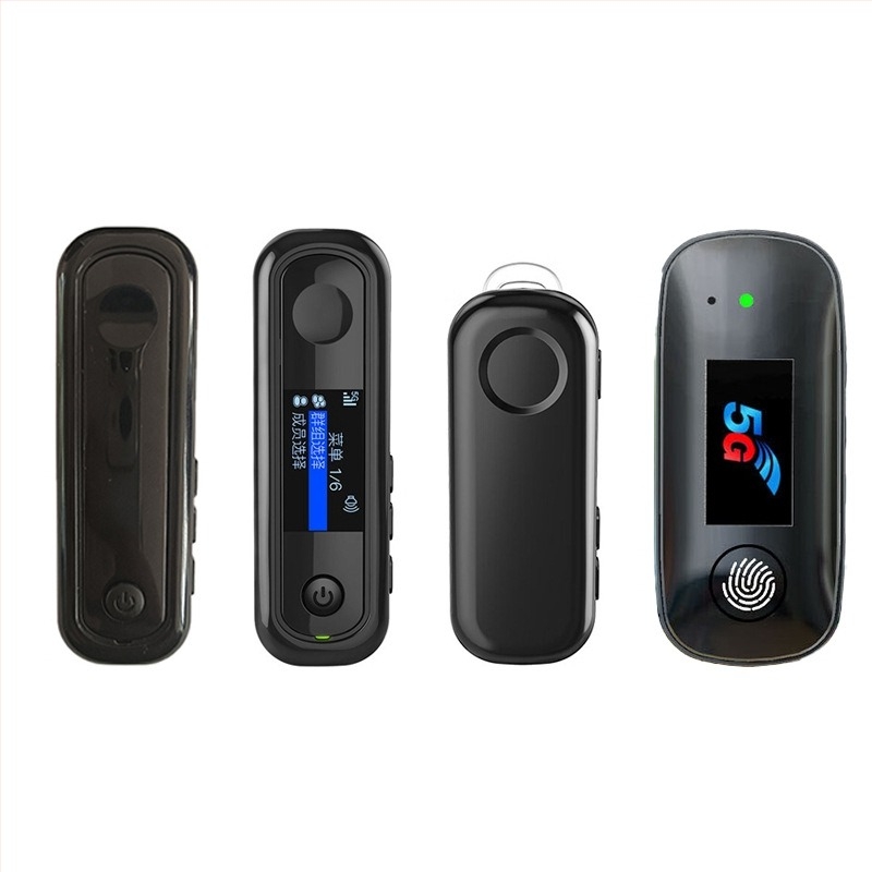 Fülcsipeszes Walkie-Talkie, 5G/4G/3G/2G, hatótáv >50 km, RF kimenet 0,5–3W, 50 csatorna, Li-ion akkumulátor 1050 mAh