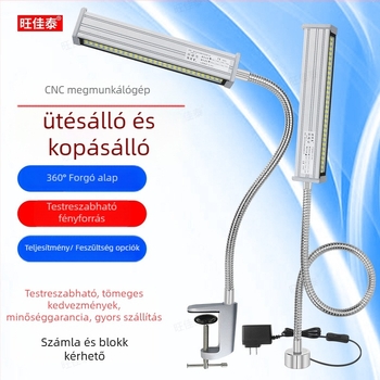LED munka világítás gépekhez – hosszú kar, vízálló, mágneses alap, 220V/24V/36V