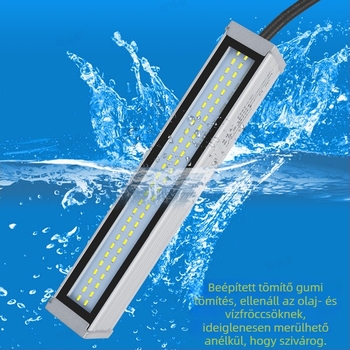 LED munka világítás gépekhez – hosszú kar, vízálló, mágneses alap, 220V/24V/36V