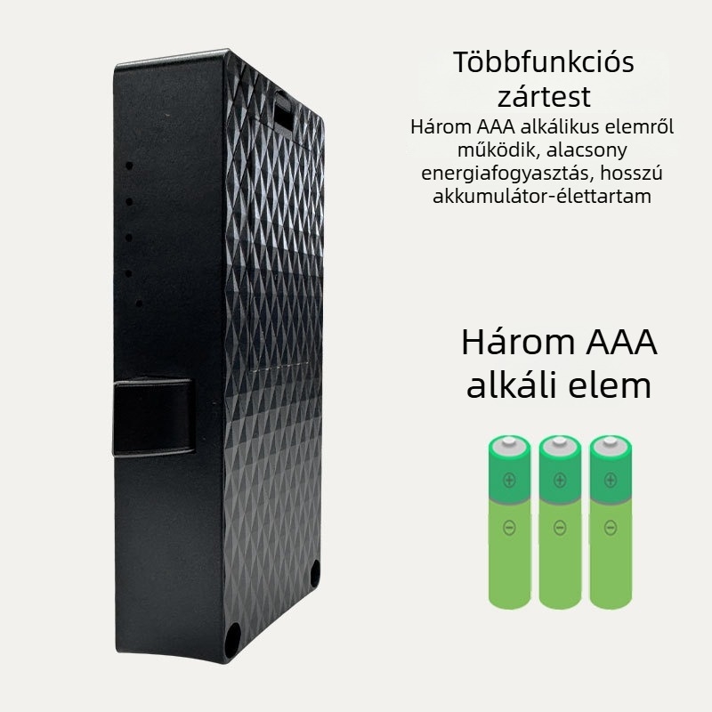 Ujjlenyomat-zár szekrényekhez, ABS anyag, modell M-2506-Z01/Z02, háztartási használatra, modern minimalista stílus