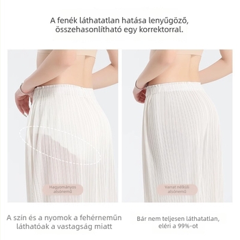 Női fehérnemű nylonból Mulberry selyem bélésével — légáteresztő, antibakteriális, gyorsan száradó, sima szövet