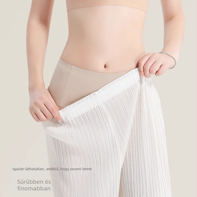 Női fehérnemű nylonból Mulberry selyem bélésével — légáteresztő, antibakteriális, gyorsan száradó, sima szövet