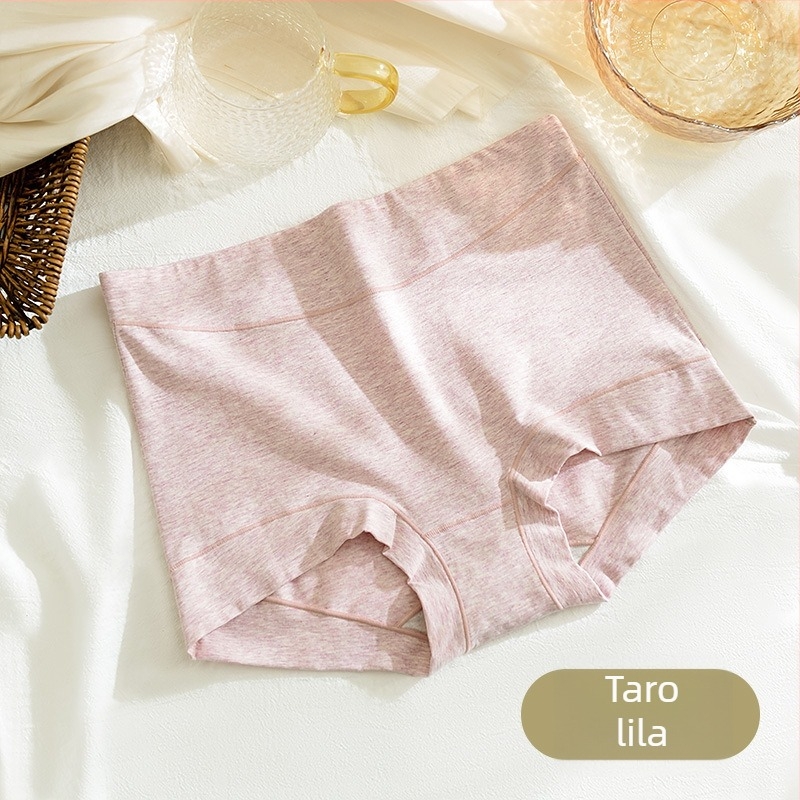 Női magas derekú pamut boxeralsó, plusz méret, felhúzó hatás a csípőn és a has környékén, antibakteriális és légáteresztő