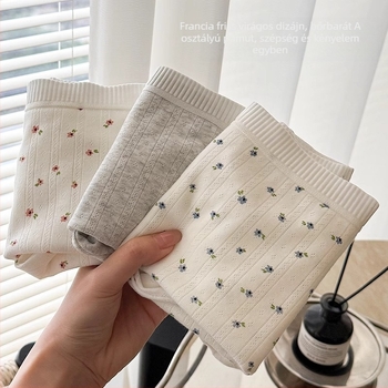 Női antibakteriális pamut alsónemű hosszított ágyékkal, légáteresztő, gyorsan száradó, szivárgásálló