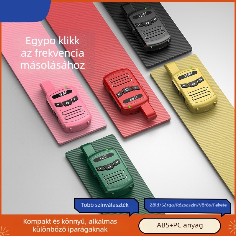 A5 Walkie-Talkie, kompakt HD hangzás, 35W RF kimenet, 9800mAh akkumulátor, 16 csatorna, 5G/4G/3G/2G hálózat