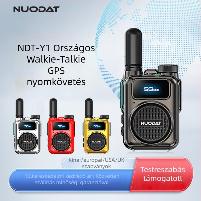 GPS-szel ellátott flottakommunikációs Card Interphone; több mint 50 km hatótáv; 5G/4G/3G/2G hálózat; lítium akkumulátor 1000–4000 mAh