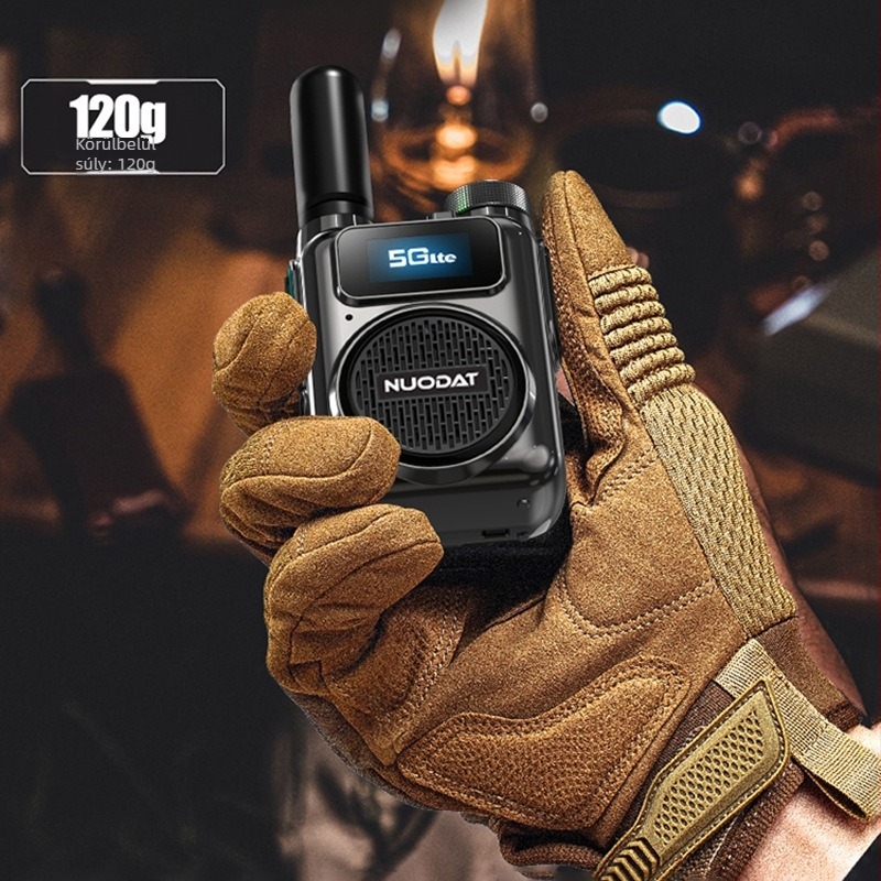GPS-szel ellátott flottakommunikációs Card Interphone; több mint 50 km hatótáv; 5G/4G/3G/2G hálózat; lítium akkumulátor 1000–4000 mAh
