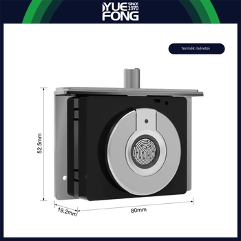 intelligens ujjlenyomatos ékszerdoboz zár, modell DWS9, cinkötvözet + ABS, Guangdong Fengmai's márka, modern minimalist dizájn