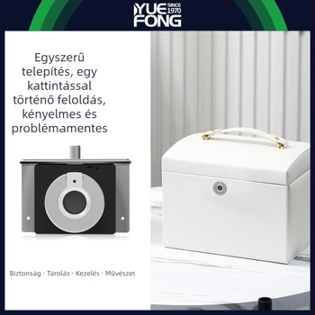 intelligens ujjlenyomatos ékszerdoboz zár, modell DWS9, cinkötvözet + ABS, Guangdong Fengmai's márka, modern minimalist dizájn