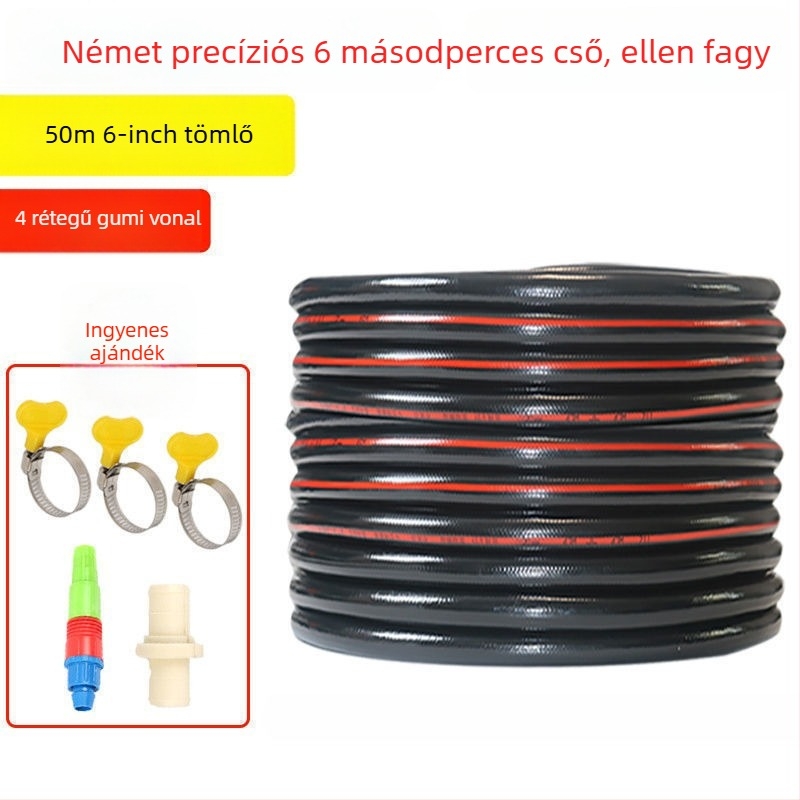 Háztartási vízszivattyú tömlő, puha és vastag, robbanásbiztos, PVC, CE tanúsítvány