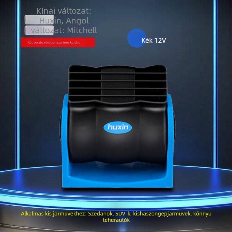 Autóventilátor – ABS burkolat, 7W, HX-301/HX-302, Cool car star