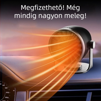 Autóhő 12V/24V, ABS burkolat, 150W, 006 modell