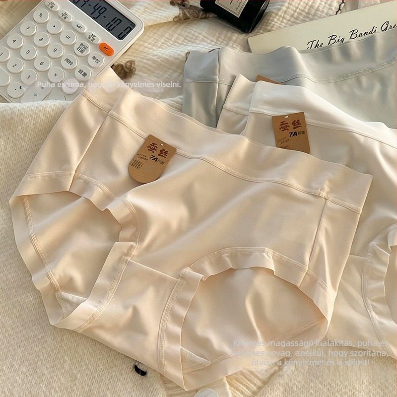 Női Ice Silk alsónemű – középmagas derekú, láthatatlan vonal nélküli, fenéket emelő, lélegző