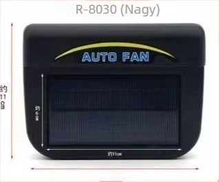 Autóventilátor ABS anyagból, 001-es modell, autóhűtéshez, testreszabható